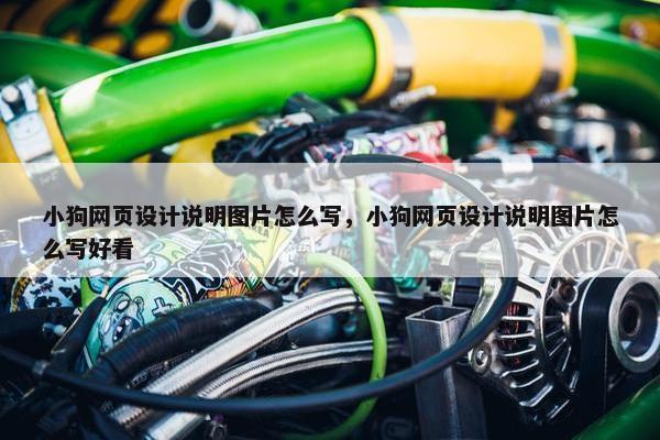 小狗网页设计说明图片怎么写，小狗网页设计说明图片怎么写好看