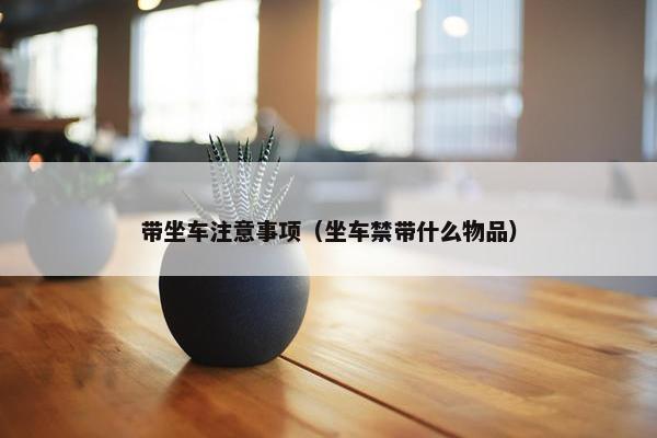 带坐车注意事项（坐车禁带什么物品）
