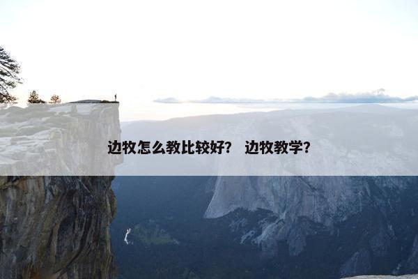 边牧怎么教比较好？ 边牧教学？