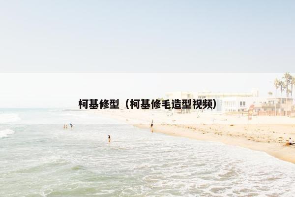 柯基修型（柯基修毛造型视频）