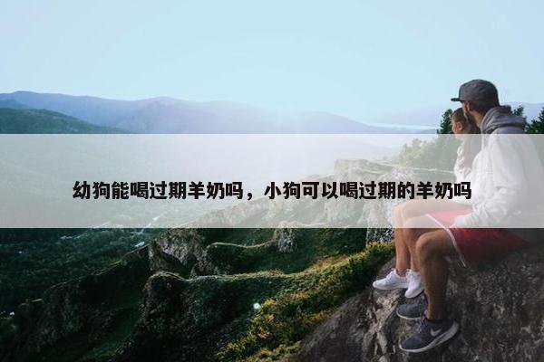 幼狗能喝过期羊奶吗，小狗可以喝过期的羊奶吗