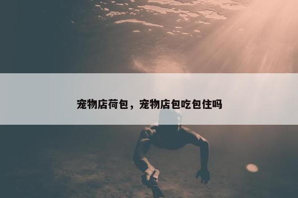 宠物店荷包，宠物店包吃包住吗