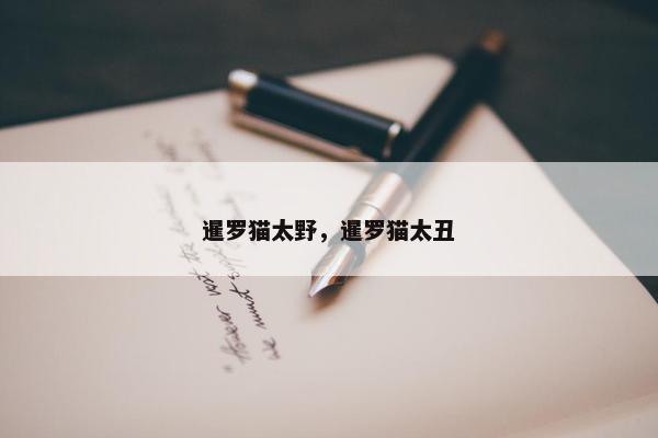 暹罗猫太野，暹罗猫太丑