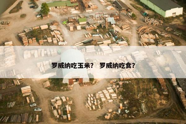 罗威纳吃玉米？ 罗威纳吃食？