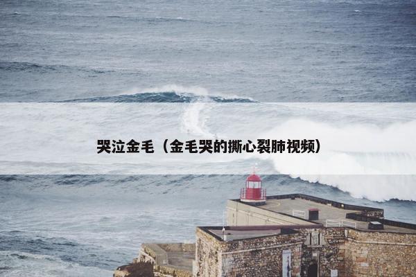 哭泣金毛（金毛哭的撕心裂肺视频）