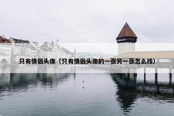 只有情侣头像（只有情侣头像的一张另一张怎么找）