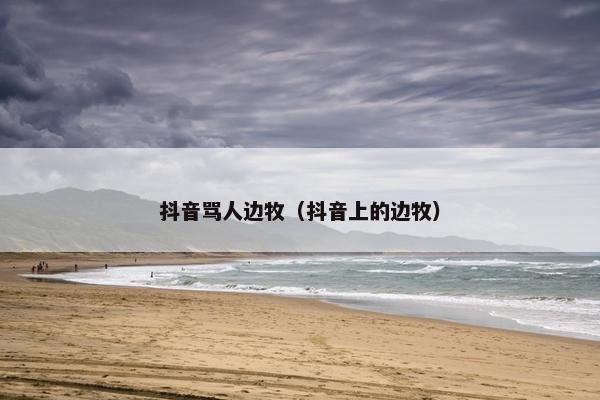 抖音骂人边牧（抖音上的边牧）