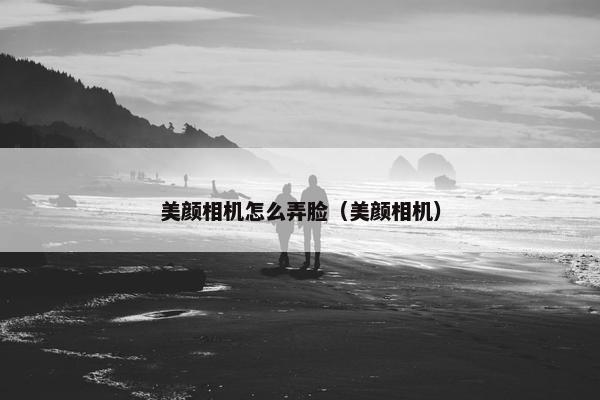 美颜相机怎么弄脸（美颜相机）