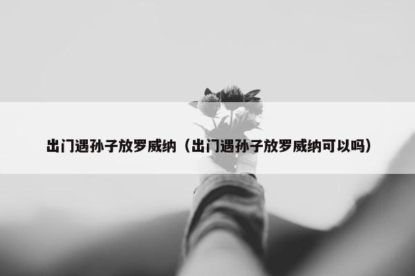 出门遇孙子放罗威纳（出门遇孙子放罗威纳可以吗）