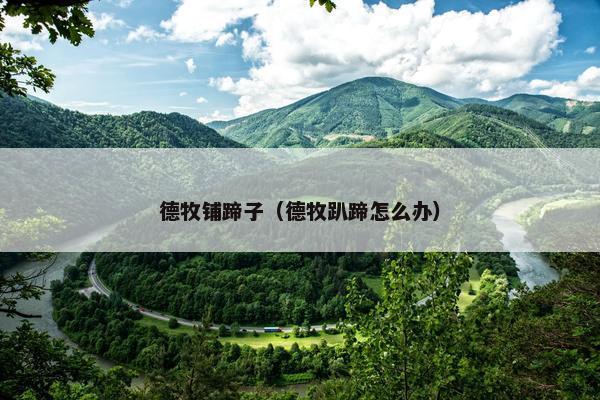 德牧铺蹄子（德牧趴蹄怎么办）