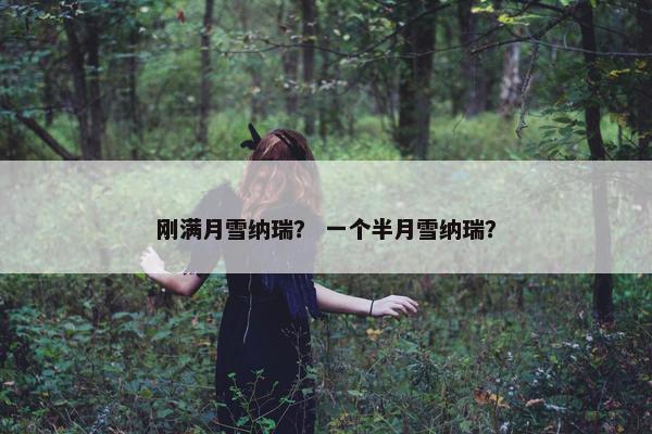 刚满月雪纳瑞？ 一个半月雪纳瑞？