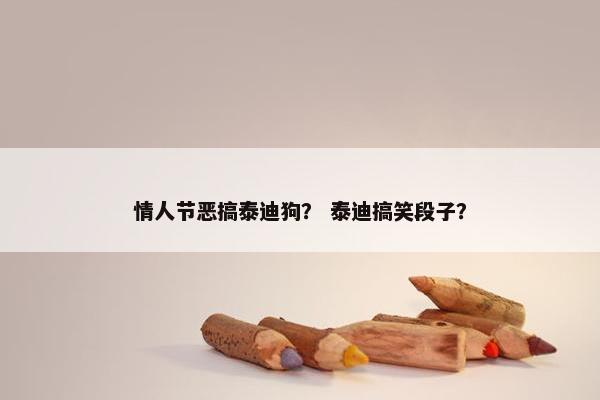 情人节恶搞泰迪狗？ 泰迪搞笑段子？