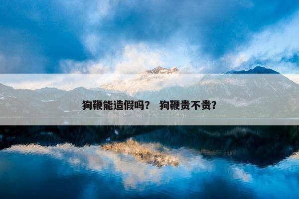 狗鞭能造假吗？ 狗鞭贵不贵？