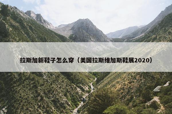 拉斯加新鞋子怎么穿（美国拉斯维加斯鞋展2020）