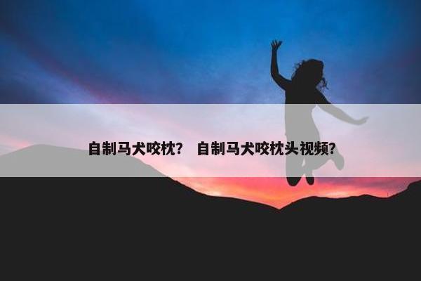 自制马犬咬枕？ 自制马犬咬枕头视频？