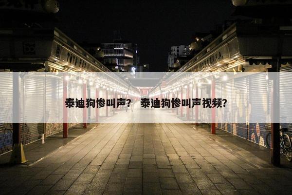 泰迪狗惨叫声？ 泰迪狗惨叫声视频？