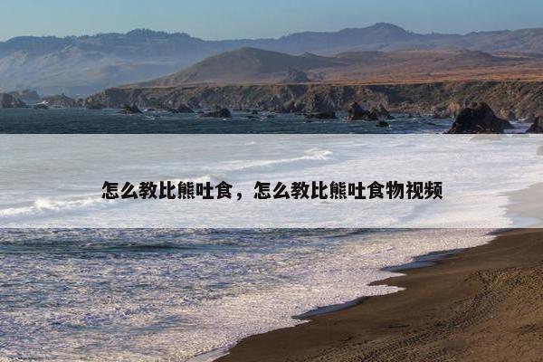 怎么教比熊吐食，怎么教比熊吐食物视频