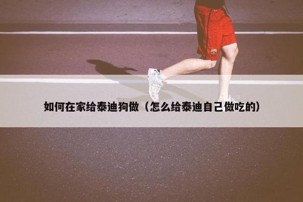 如何在家给泰迪狗做（怎么给泰迪自己做吃的）