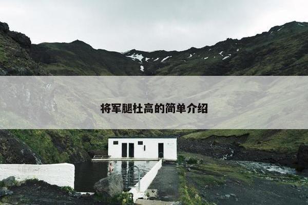 将军腿杜高的简单介绍
