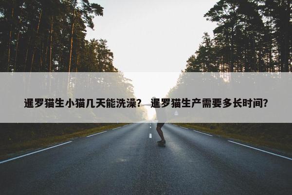 暹罗猫生小猫几天能洗澡？ 暹罗猫生产需要多长时间？