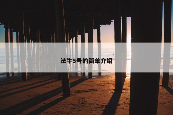 法牛5号的简单介绍