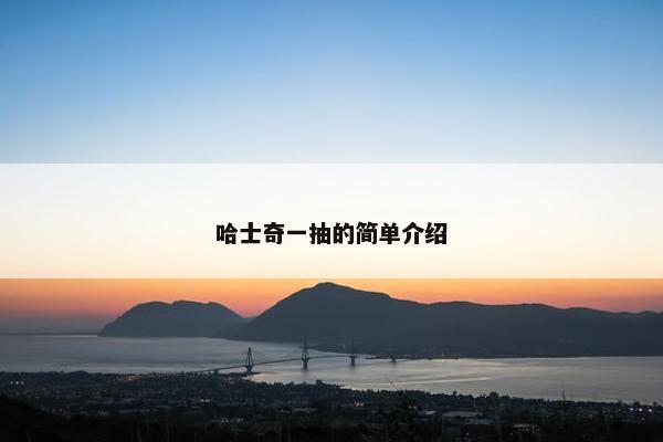 哈士奇一抽的简单介绍