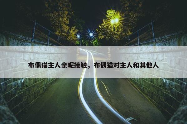 布偶猫主人亲昵接触，布偶猫对主人和其他人