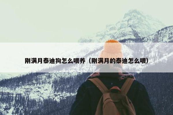 刚满月泰迪狗怎么喂养（刚满月的泰迪怎么喂）