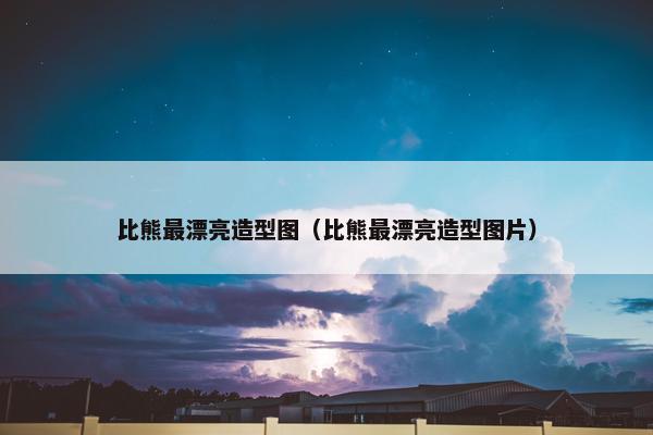 比熊最漂亮造型图（比熊最漂亮造型图片）