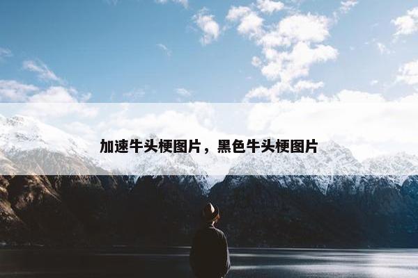 加速牛头梗图片，黑色牛头梗图片