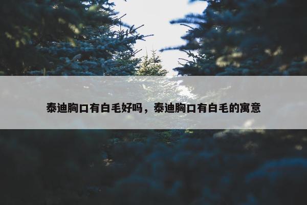 胸口