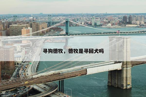 寻狗德牧，德牧是寻回犬吗