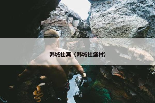 韩城杜宾（韩城杜堡村）