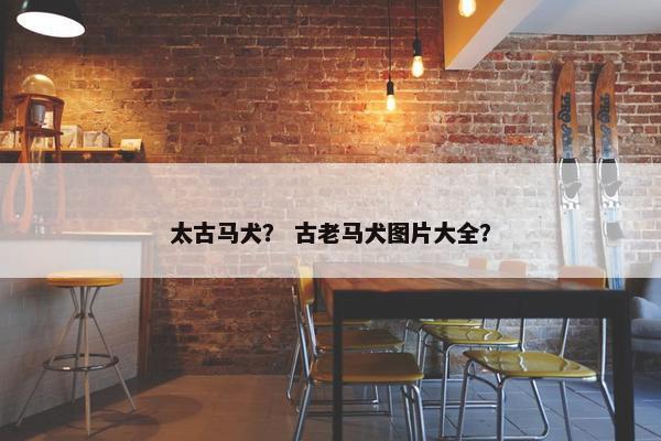 太古马犬？ 古老马犬图片大全？