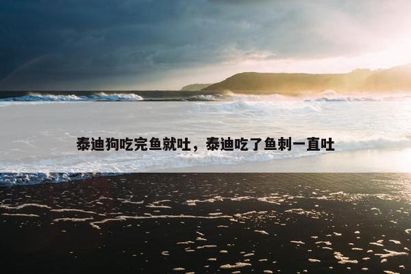 泰迪狗吃完鱼就吐，泰迪吃了鱼刺一直吐