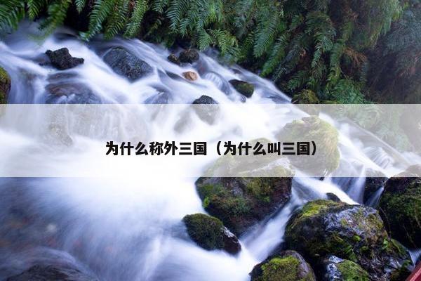 为什么称外三国（为什么叫三国）