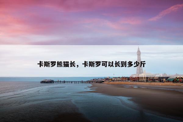 卡斯罗熊猫长，卡斯罗可以长到多少斤