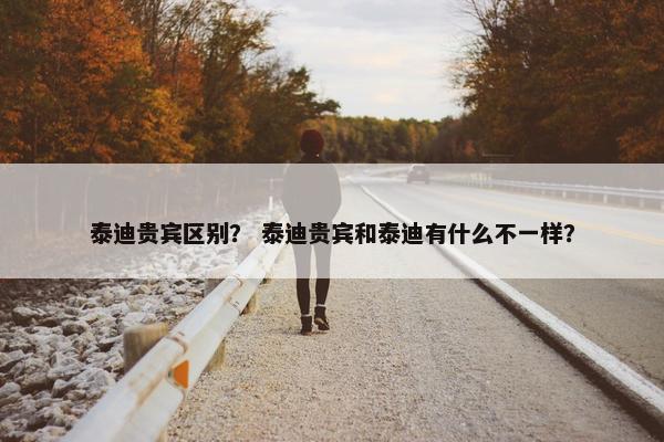 泰迪贵宾区别？ 泰迪贵宾和泰迪有什么不一样？