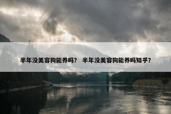 半年没美容狗能养吗？ 半年没美容狗能养吗知乎？