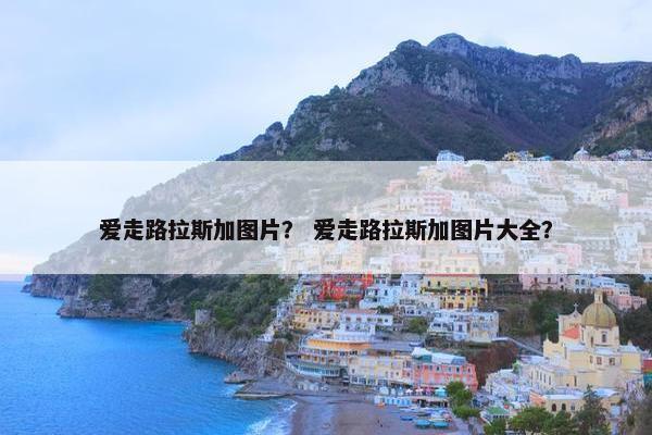 爱走路拉斯加图片？ 爱走路拉斯加图片大全？