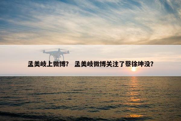 孟美岐