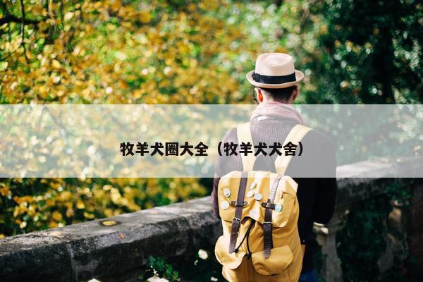 牧羊犬圈大全（牧羊犬犬舍）