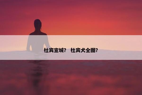 杜宾宣城？ 杜宾犬全图？