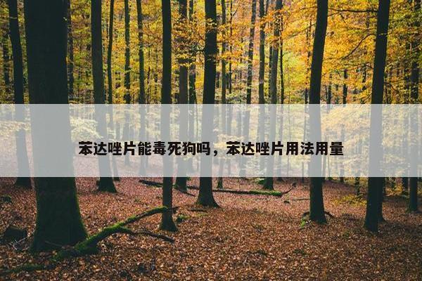 苯达唑片能毒死狗吗，苯达唑片用法用量