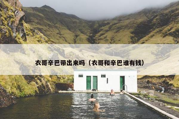 衣哥辛巴带出来吗（衣哥和辛巴谁有钱）