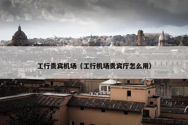 工行贵宾机场（工行机场贵宾厅怎么用）