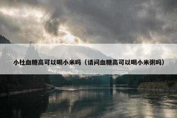 小米粥