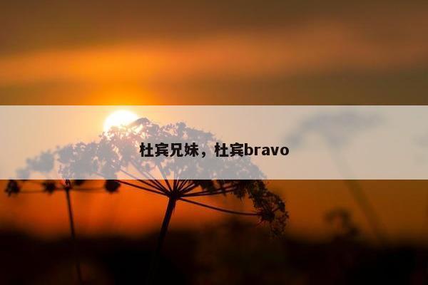 杜宾兄妹，杜宾bravo