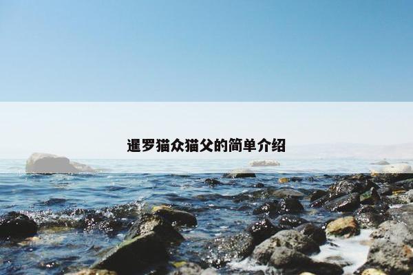 暹罗猫众猫父的简单介绍