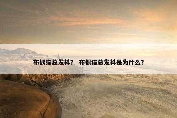 布偶猫总发抖？ 布偶猫总发抖是为什么？